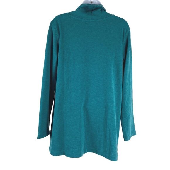 Soft Surroundings Westminster Sweatshirt Small Spruce Green NWT TP-2394 - Picture 6 of 10